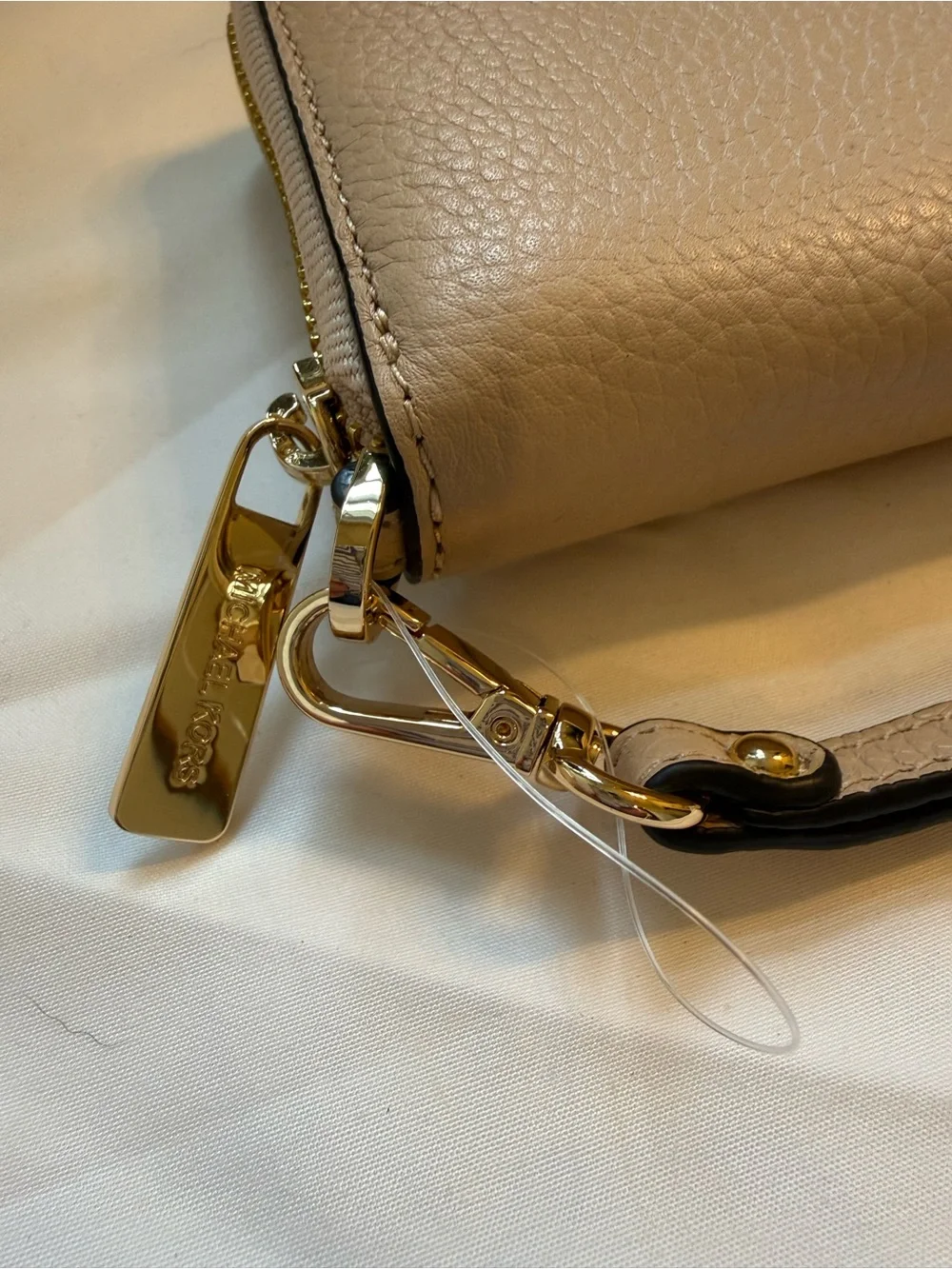 NWT Michael Kors Jet Set Travel Large Continental Wallet Buff 35T7GTVE7L